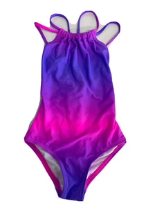 Kanu Surf Girls' Jasmine Beach Sport Halter One Piece Swimsuit 6 Girls NEW NWOT - Picture 1 of 12