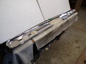 1960 Chevy Impala CHROME PLATED tail light panels & trunk piece - Picture 1 of 5