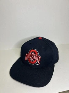 Vintage Top of The World Ohio State Buckeyes Hat Snap Back Black Red NCAA 90s - Picture 1 of 7