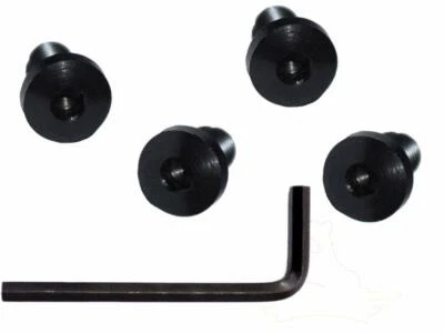 1911 Grip Screws, Hex, Black, Pro Series by 1911 Industries