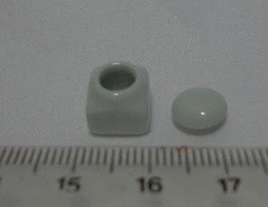 Tarro(s) cuadrado(s) de cerámica escala 1:12 - Imagen 1 de 2