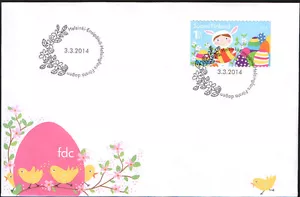 Finland FDC 2014 Easter Mint - Picture 1 of 1