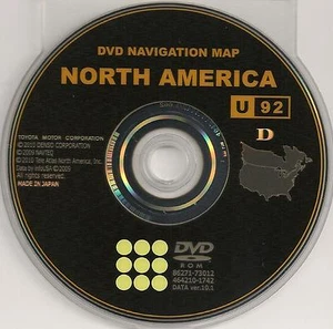 Toyota GPS Navigation DVD U.S Can Map U92 For 2009 2010 2011 2012 Toyota Venza - Picture 1 of 2