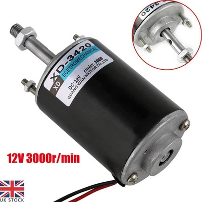 12V 3000RPM Permanent Magnet Electric DC Motors High Speed Generator CW/CCW 30W - Image 1 of 4