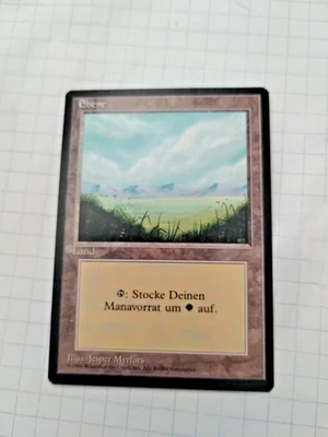 MTG FBB Plains (Mountains No Trees) (Ebene) German Regular Land -Uncirculated - Image 1 of 3
