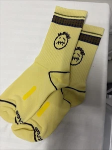 CACTUS JACK Travis Scott Socken • Gelb Braun • Einheitsgröße • Neu Versiegelt - Bild 1 von 4