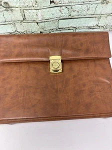 Vtg Employee Binder BRIEFCASE SHAKLEE PRODUCTS INDEPENDENT CONTRACTOR Brown - Picture 1 of 12