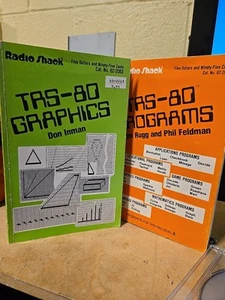 Vtg Computing TRS-80 Graphics & TRS-80 Programs Level 2 RadioShack 62-2063 / 64 - Picture 1 of 1