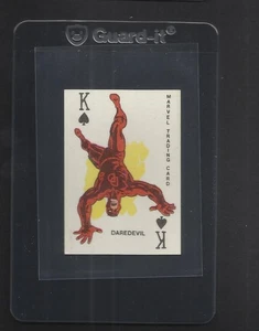 VINTAGE 1970 MARVEL TRADING CARD DAREDEVIL PC INSET KING OF SPADES   (TC2B1) - Picture 1 of 2
