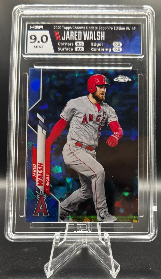 2020 Topps Chrome Update Sapphire Frank Schwindel RC Rookie #U-118 Tigers HGA 9 - Image 1 of 1