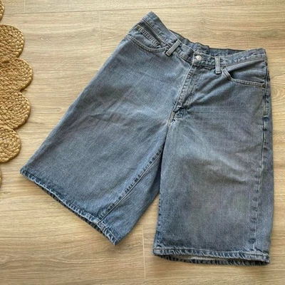 Polo Ralph Lauren Long Denim Shorts Jorts Women's 32 Vintage 90's Retro Jeans  - Image 1 of 4