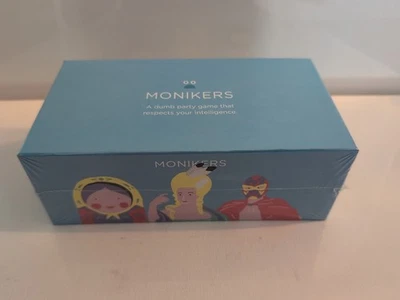 🆕 Monikers Fiesta Juego de Adivinanzas Juegos de Búfalo Palm Court Kickstarter Edades 17+ Foto 1 de 4