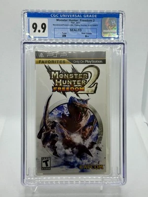 Monster Hunter Freedom 2 - Sony PSP - New/Sealed - Graded CGC 9.9 A++ - Image 1 of 4