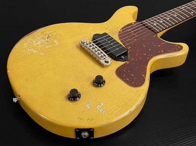 Edwards E-JR-95LT/RE Les Paul Junior Used 2005 Mahogany TV Yellow w/Soft Case - Image 1 of 4