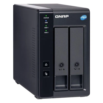 Qnap Tr-002 Das Stockage 2-Bay Raid Slot Double 3,5" Usb-C Disque Dur Hdd Ssd - Image 1 of 4