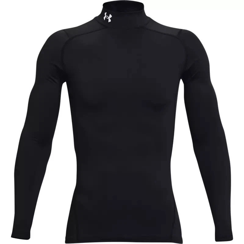 Maillot de compression à manches longues Under Armour ColdGear Mock Noir - Photo 1/4