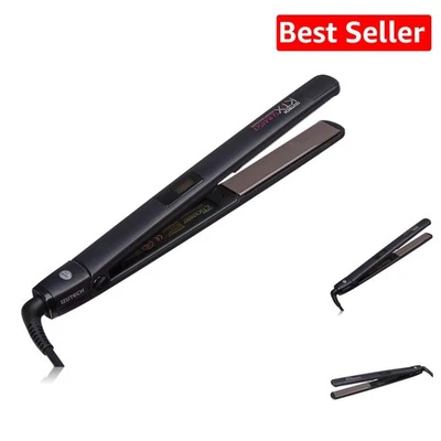 KTX Professional Titanium Flat Iron - Precision Styling & Bounce Maintenance - Image 1 of 4