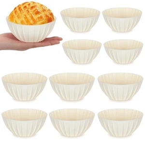 10 Pcs Silicone Bread Proofing Baskets 5 Inch Collapsible Sourdough Baking Ba... - Picture 1 of 7
