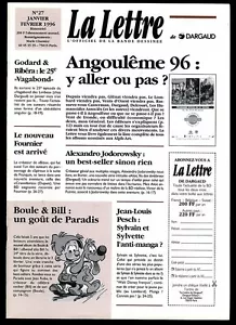 LA LETTER DARGAUD NO. 27 BALL & BILL ROBA Jan / Fev 1996 - Picture 1 of 1