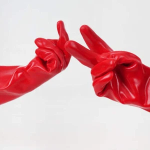 Heat Resistant PVC Long Gauntlets - Picture 1 of 3