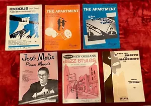 VTG Piano Sheet Music EXODUS THE APARTMENT JAZZ Various JOSE MELIS - Picture 1 of 15