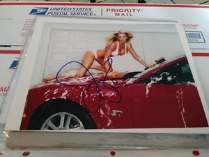 Jenny McCarthy Hand Signed Autograph 8" x 10" Photo Car Wash Scene Authenticated - Picture 1 of 10