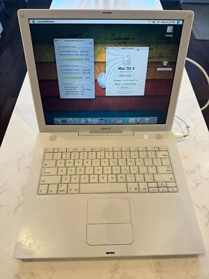 Laptop Apple iBook 14" G4 1.33GHZ 512MB 60GB Combo Tiger ¡¡BONITA!!! Foto 1 de 4