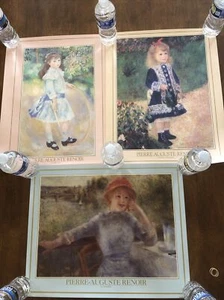 Renoir La Grenouillere,Girl With Hoop And Girl With Water Can, 16x20 From 1987 - Picture 1 of 21