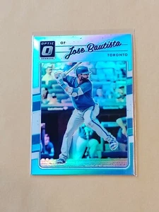 Donruss Optic Aqua Refractor #149 2017 Jose Bautista #/299 Toronto Blue Jays - Imagen 1 de 2