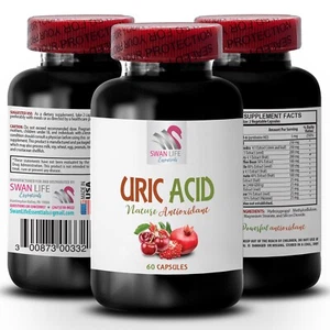 Powerful Antioxidants - URIC ACID COMPLEX - Berry Energizer 1 Bottle 60 Capsules - Picture 1 of 9
