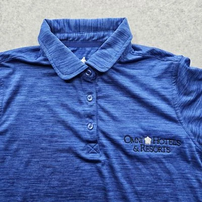 Polo para mujer Omni Hotel & Resorts pequeño Charles River Apparel azul empleado  Foto 1 de 4