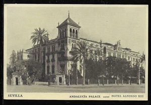 Cartolina Spagna Spain Sevilla Andalucia Palace Hotel Alfonso XIII XI215 - Picture 1 of 1