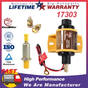 17303 Universal Micro Electric Fuel Pump 12V DC 4-7 PSI 5/16 inch Inlet & Outlet - Picture 1 of 10