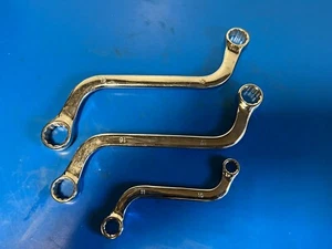 Chrome Vanadium Steel S-Shape Ring Spanner Set 10,11,16,17,18,19 mm - Picture 1 of 10