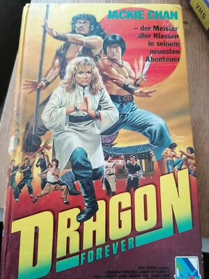VHS RARITÄT: JACKIE CHAN in DRAGON FOREVER (HAND OF DEATH) (1976) HARTBOX UNCUT - Bild 1 von 2