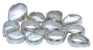 Doce 9,48 gramos 10 mm a 13 mm plata esterlina soldada hallazgo de fianza ASC37/51124 - Imagen 1 de 1