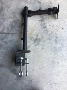One Monitor Metal Mount Stand Edge Of Desk Unknown Brand - Picture 1 of 9