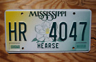 Mississippi Large Magnolia HEARSE License Plate - Grim Reaper Dead
