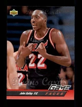 1992 Upper Deck #497 John Salley Game Faces Heat Georgia Tech 8 - NM/MT - Image 1 of 1