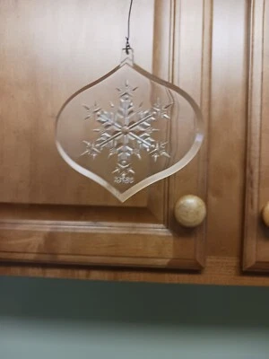 Adorno de copo de nieve Tupperware 1986 de plástico Foto 1 de 4