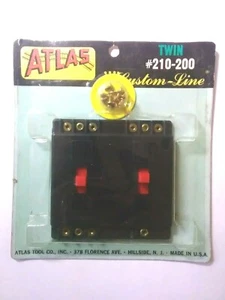 Interruptor doble Atlas Custom-Line #210-200 ~ TS - Imagen 1 de 3