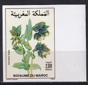 Marruecos 1989 Yvert 1070 flores imperforadas - Imagen 1 de 1