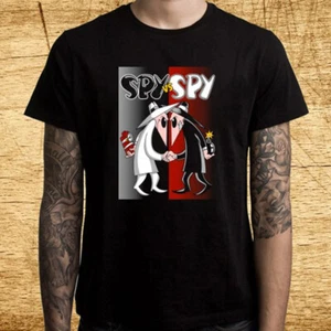 Dibujos animados divertidos Spy vs Spy para hombre negros talla S-5XL - Imagen 1 de 1