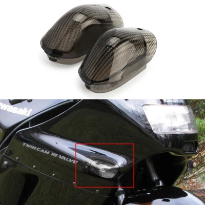 Front Turn Signal Blinker Lens For KAWASAKI NINJA ZX11 ZZR 1100C 1990-1992 ZX-11 - Image 1 of 4