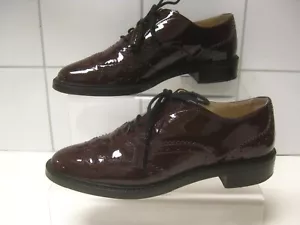ZAPATOS HOBBS BROGUES 3 36 marrón charol derby oxford borlas precio de venta sugerido por el fabricante 159 £ - Imagen 1 de 16