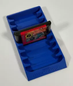 SEGA Genesis Vassoio Porta Cartucce per 9 Cartucce - Stampato 3D - Colore a Scelta - Foto 1 di 4