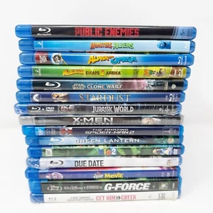 Blu-Ray Classic 2000s Movies Lot of 15 Kids Action Super Hero Variety - Picture 1 of 5