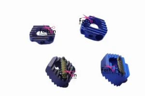 Cervical Cages for Spine Disk Spacer Titanium Metal 10 Cages with 20 Screws - Picture 1 of 3