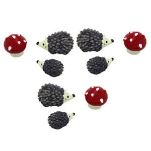 3 Sets Igel-Ornament Kind Micro Landscaping Decor Mini-Gartenfiguren - Bild 1 von 12