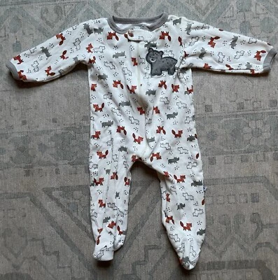 Pijama Pato Ganso Oso Zorro Una Pieza Patas Algodón Talla 6-9 Meses Foto 1 de 4